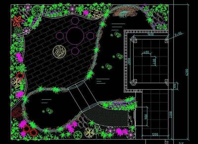 39套别墅庭院私 家花园景观设计CAD平面图