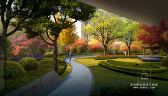 高架互通立交及周边景观绿化方案设计 滨江城市景观设计