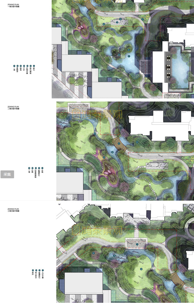网红地产园林景观住宅小区规划大区景观设计.