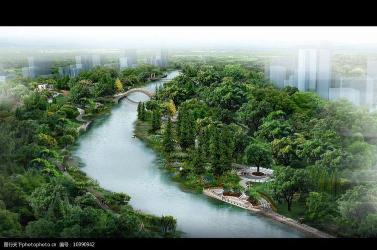 城市滨水绿地走廊 南川 滨水走廊 绿地        城市景观 景观设计